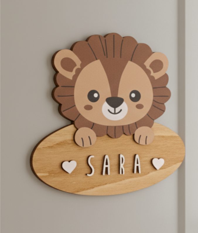Placa Decorativa personalizada LEÓN