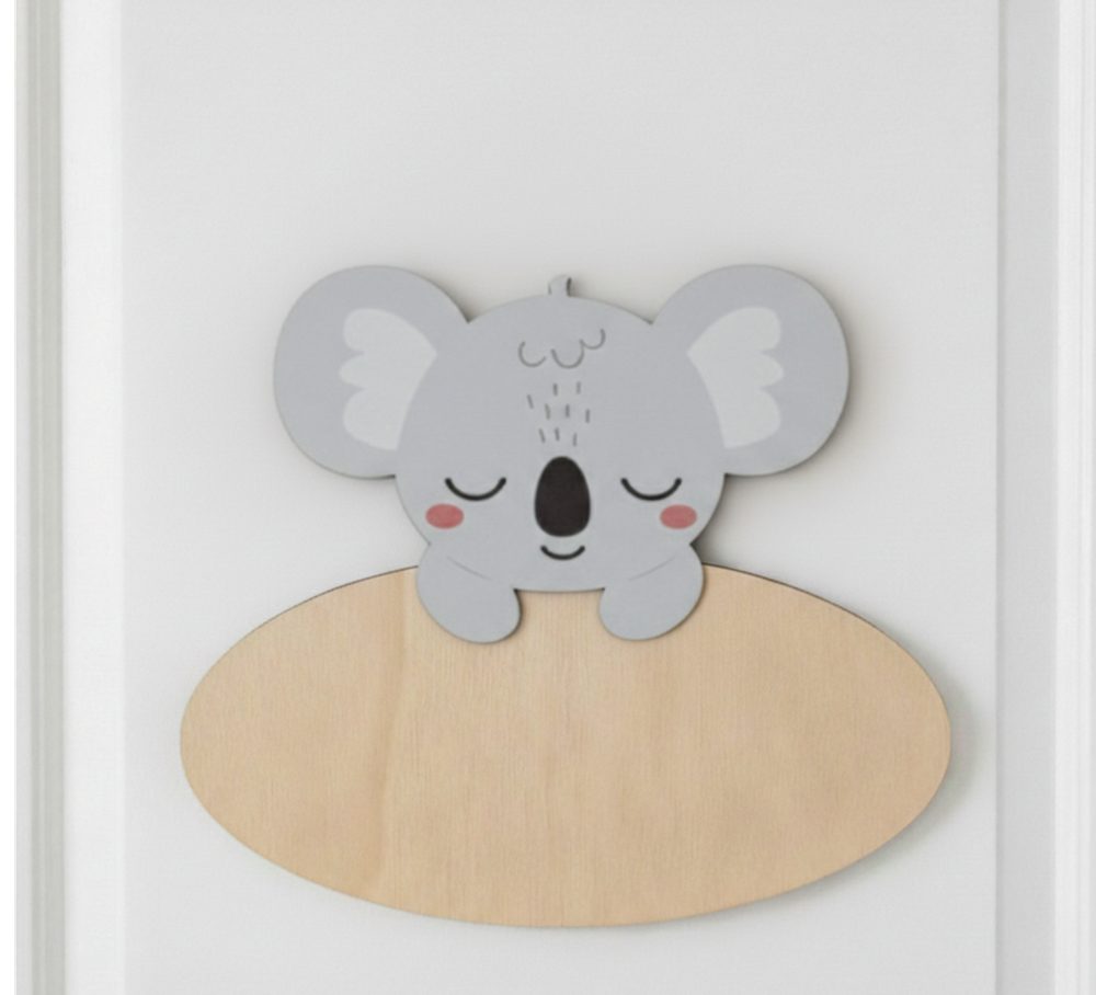 Placa Decorativa personalizada KOALA