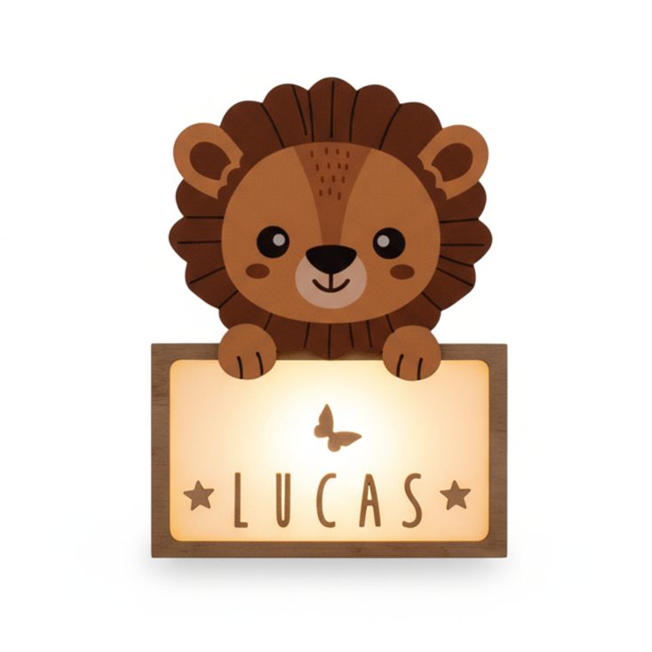 Lámpara infantil LEÓN personalizable