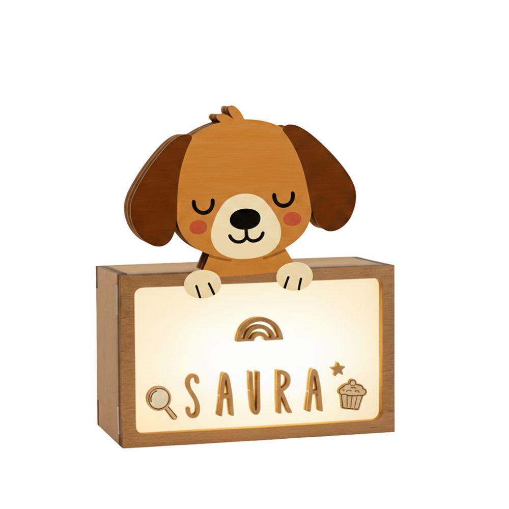 Lámpara infantil PERRO personalizable