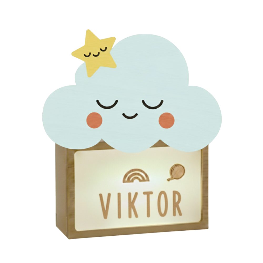 Lámpara infantil NUBE personalizable