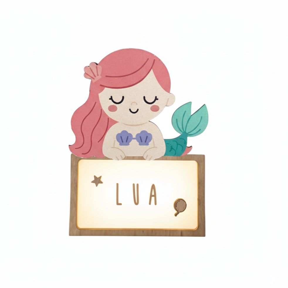 Lámpara infantil SIRENA personalizable