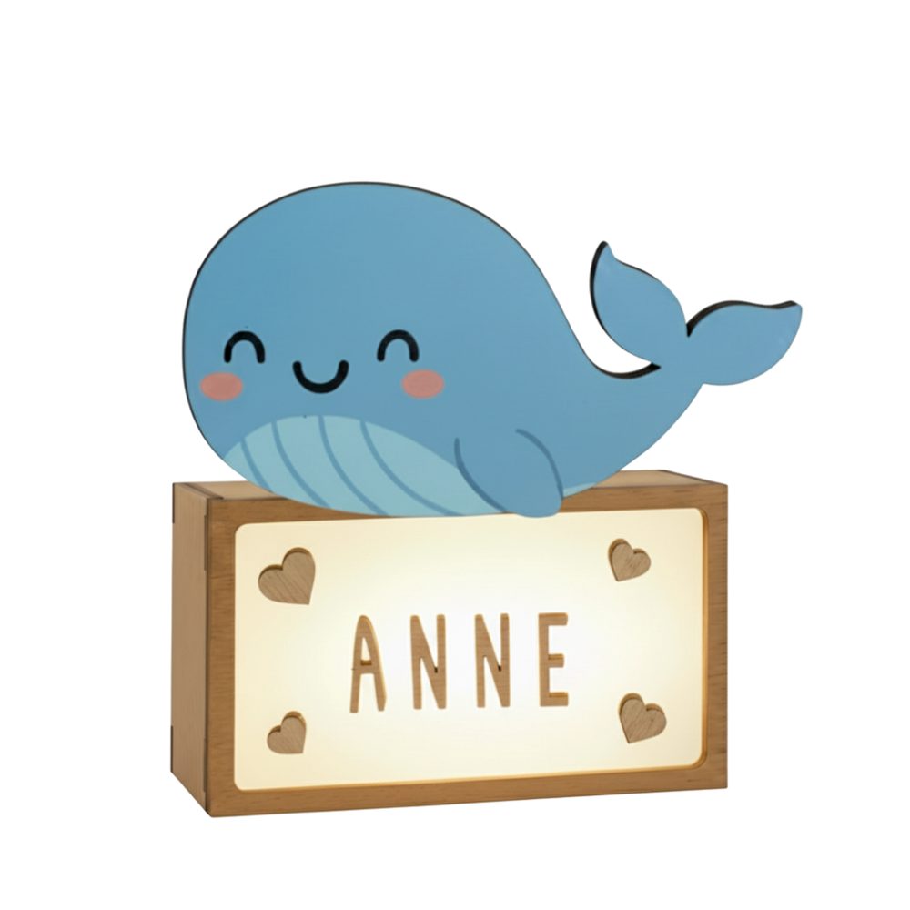 Lámpara de Sobremesa personalizada BALLENA